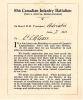 85th Canadian Infantry
Demobilzation 
June 5, 1919
Page 2