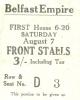 Ticket Stub, 1