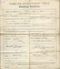 Discharge certificate, 1919, front.