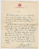 Letter from Buckingham Palace, 1918