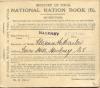 Ration Book, front