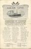 October 03,1914 Programme from Allan Line Canadian Contingent and Ship's log.