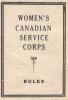 Womens Canadian Service Corps Rules manual