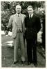 Hampton Gray standing beside his father John Balfour Gray Sr., date unknown.
