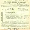 Leave &amp; Railway Ticket
From France to Aberdeen England
November 11-25, 1918
Front