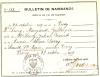 Birth certificate of daughter, born while at Mürren P.O.W. Camp, Switzerland, 1917 WWI