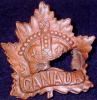 John McLurg's bullet-damaged Maple Leaf Badge.