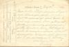 Aug 20th 1916.
Dear mother I hope you are all quite well. Thank you for the Parcels. I got the second 10/- dont trouble to send any more. I am getting along pretty good now, of course it is pretty tiresome here, tell Hugh to write to me sometimes. I havent heard from maggie yet. Give my love to all. remember me to Mr Arkey 
your loving Son
Tommy