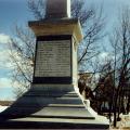 Cenotaph in Saltcoats, Sask. 1990.