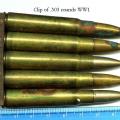 Clip of .303 Rounds