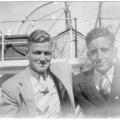 Daniel and Mel Coppell 
Sailing off to join 
Manchester Regiment
September 1938