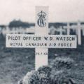 William Douglas Watson, original grave marker