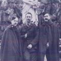 Copeland with P.O.W.s in Hospital Garden, Stettin, Germany, Jan. 1917
