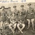 5th Battalion, France.  James Lloyd Evans standing