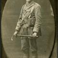 Captain Alex Kaine, MC, in uniform, WWI (tunic cuffs show rank at time of photo was Lt.).