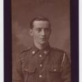 Pte. William McLeish in uniform, 1914, WWI