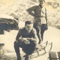 Unidentified men at P.O.W. Mürren P.O.W. camp, Switzerland, Aug. 1916 to Dec. 1917, WWI