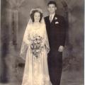 Wedding photo, June 28, 1946.