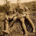 May 1918 - Ray on the right