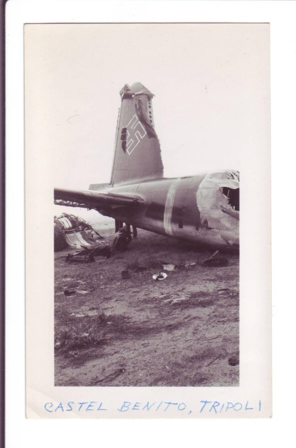 Photo #1
German Plane at
Castel Benito (near)Tripoli
