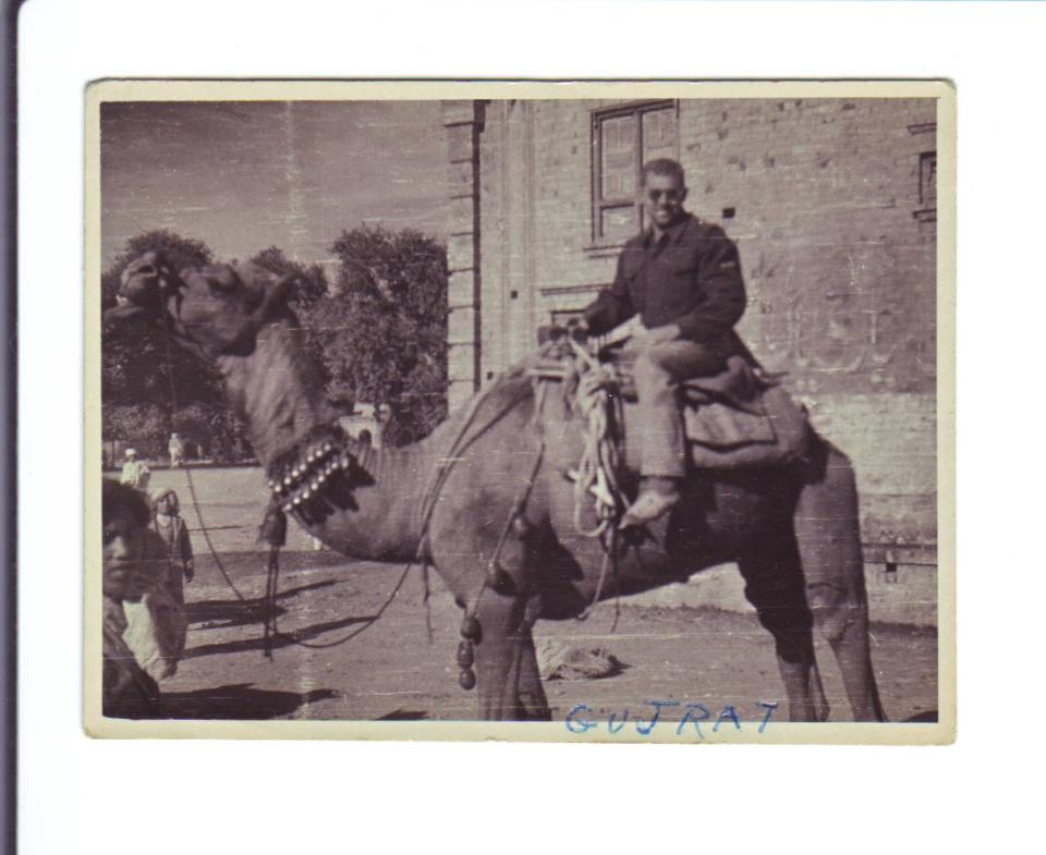 Photo #14
Gujarat India
Joseph on Camel
November 1944