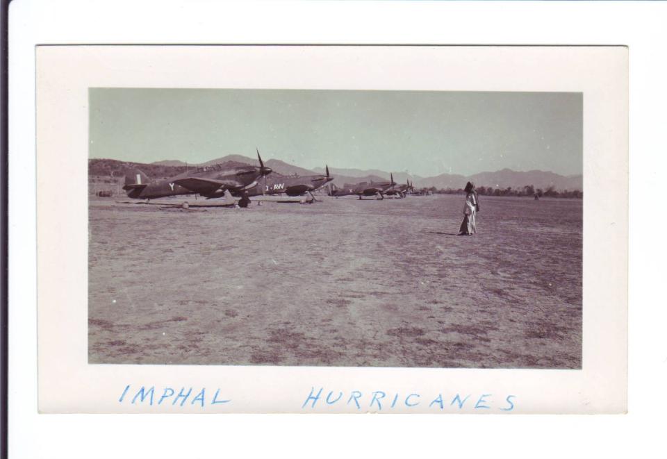 Photo #46
Airplane - "Hurrican" at
Imphal, India