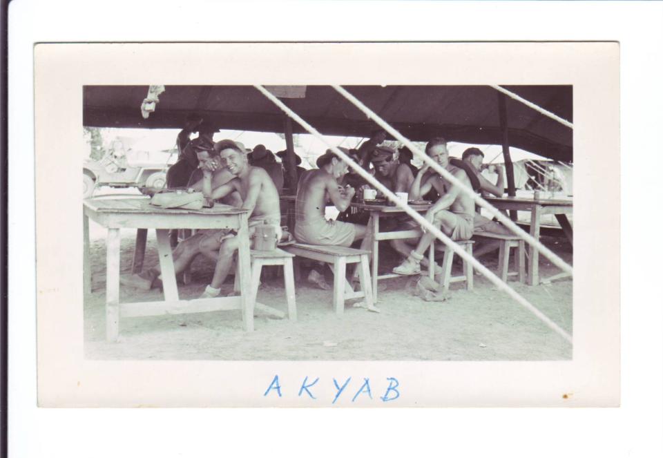Photo #63
"Mess" Tent
Akyab, Burma
