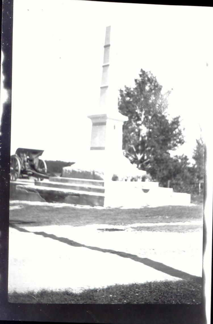 WWI Memorial in Saltcoats, Sask.
