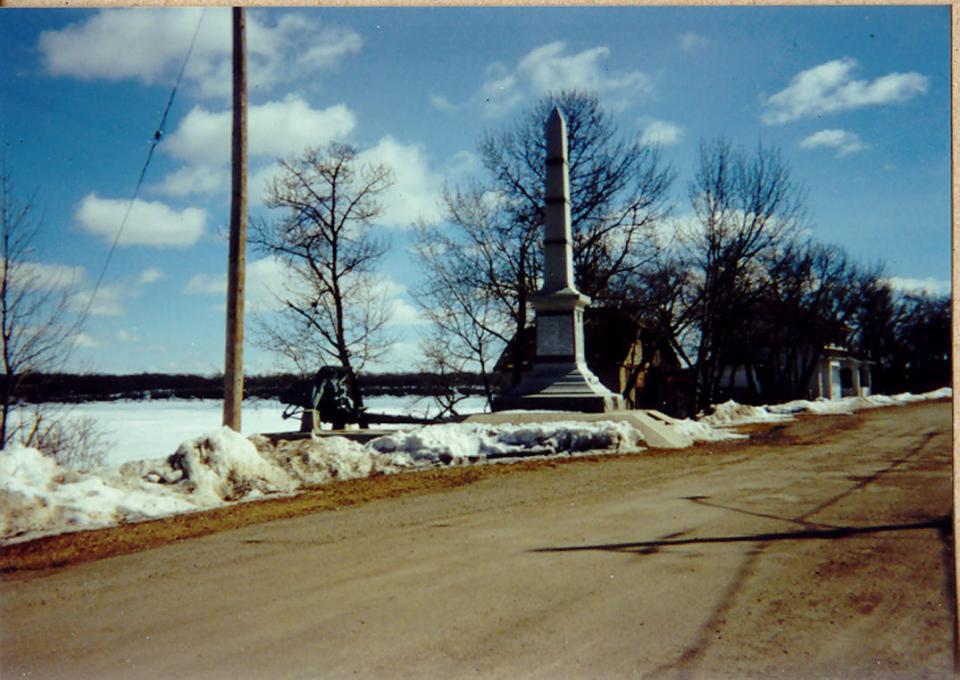 Cenotaph in Saltcoats, Sask. 1990.