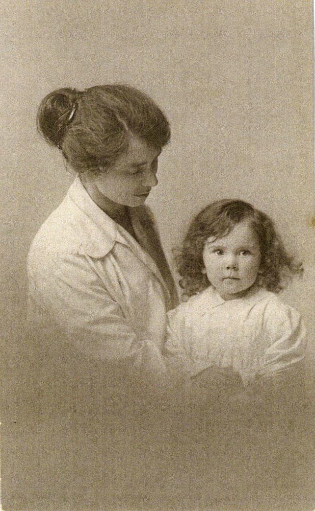 His wife Rose and his daughter Betty.   They were married in Whitchurch, Shropshire on September 8, 1916, eight days before he was killed.