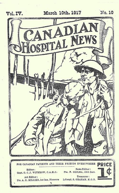 Canadian Hospital News, March 10, 1917, cover.