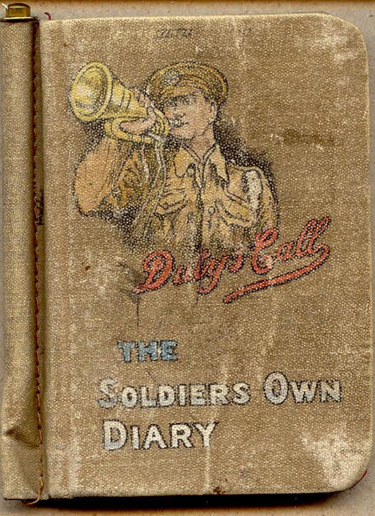 1916 Wilson diary, cover.