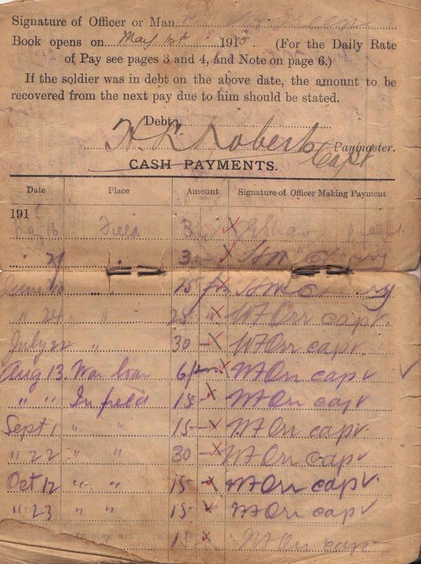 Pay Book, image 1.