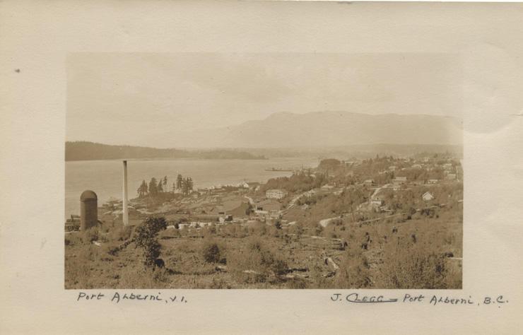 Monks postcard nd. Port Alberni.front
