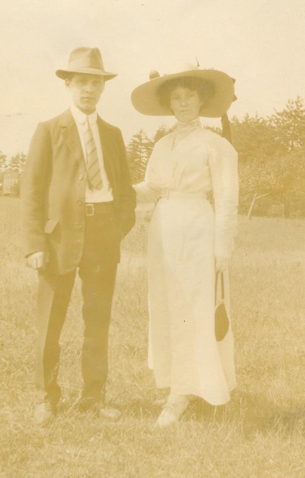 Photo of
Peter with sister Mary