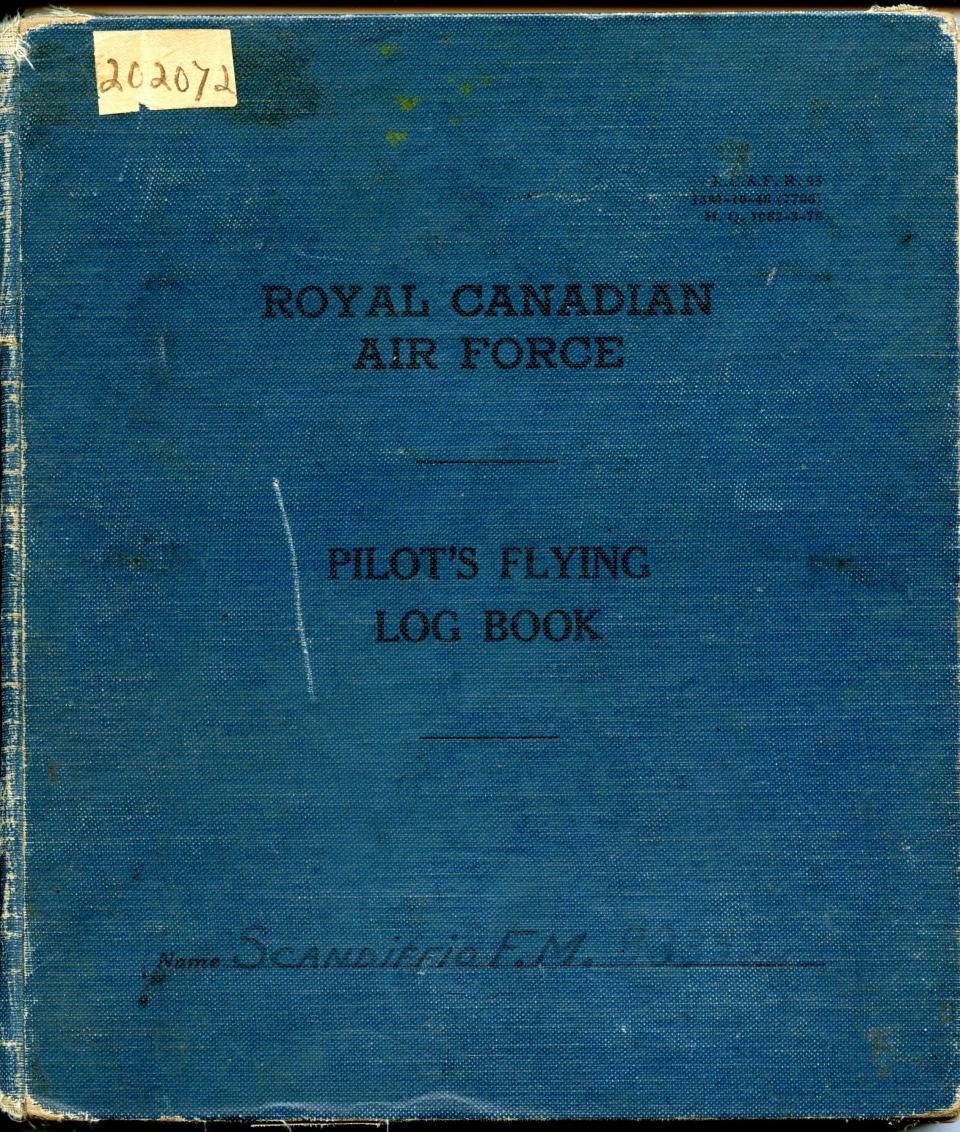 Francis Scandiffio, Pilot Logbook, Book Cover