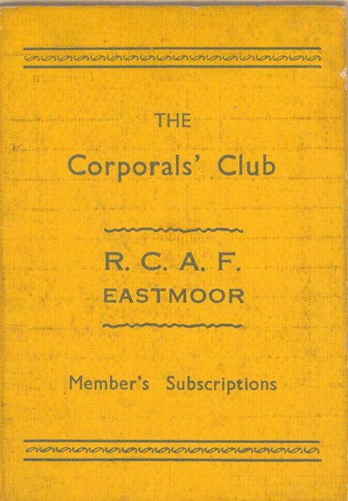 The Corporals' Club, front