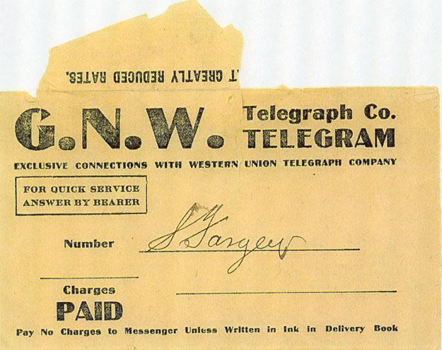 Telegram envelope