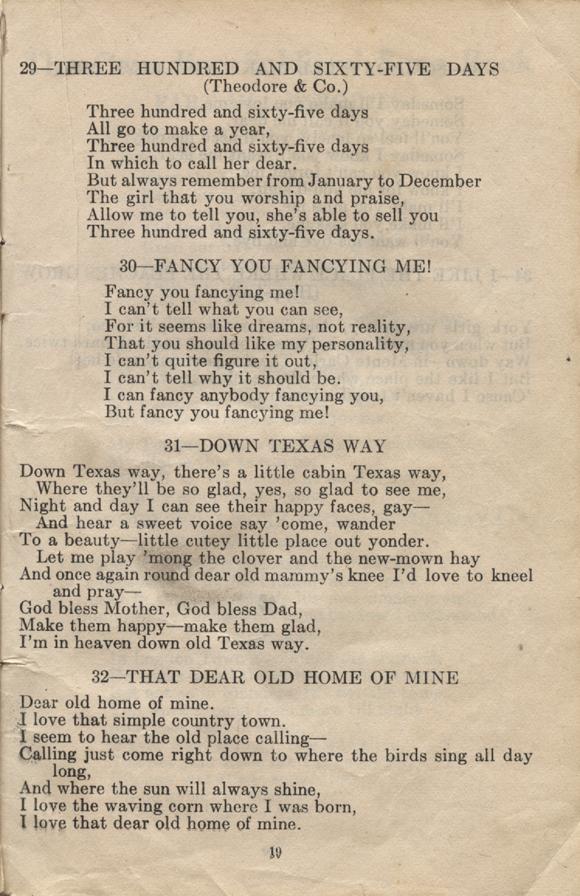 William Daniel Boon. Canadian Soldiers Songbook. Page 19.