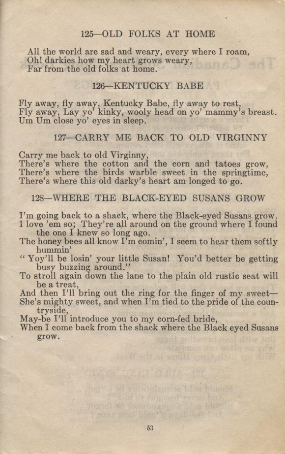 William Daniel Boon. Canadian Soldiers Songbook. Page 53.