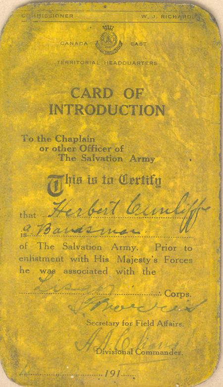 Introduction Card - Front