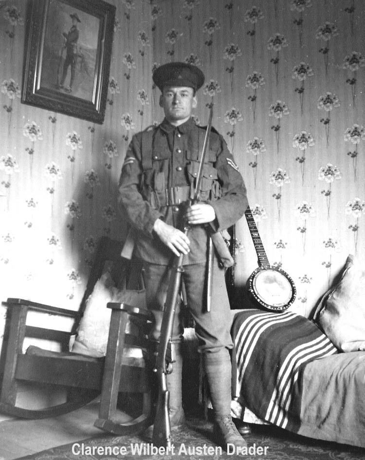 Clarence Wilbert (Bert) Drader Uniform World War I