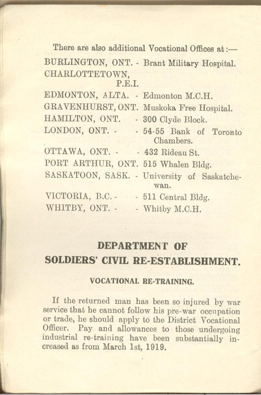Returned Soldiers' Handbook 1
Page 16