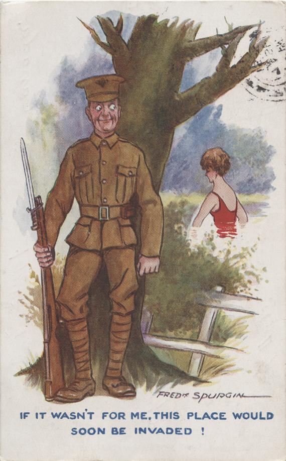 Cartoon Postcard, front