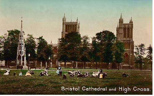 Bristol Cathedral &amp; High Cross
May 23, 1916
Front