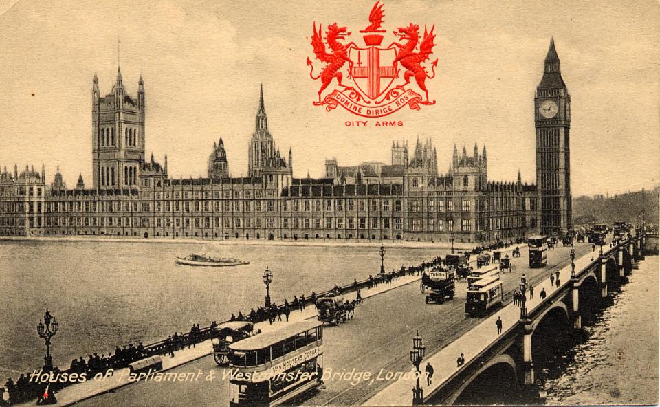 British Parliament Buildings 1918
Front