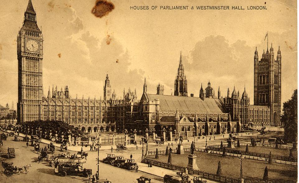 British Parliament Buildings 1918
Front