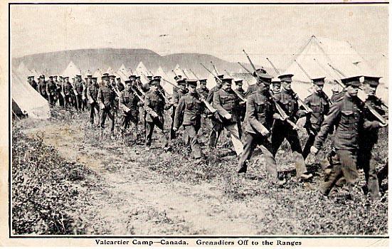 Valcartier Canada's
Grenadiers of the Ranges
September 14, 1914
Front