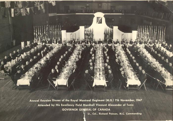 November 7, 1947 - Royal Montreal Regiment Annual Reunion