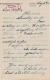 WWI letter from German P.O.W. Camp Munster II (Rennbahn) Westfalen, Pte. Ralph Gale Collection, 1918